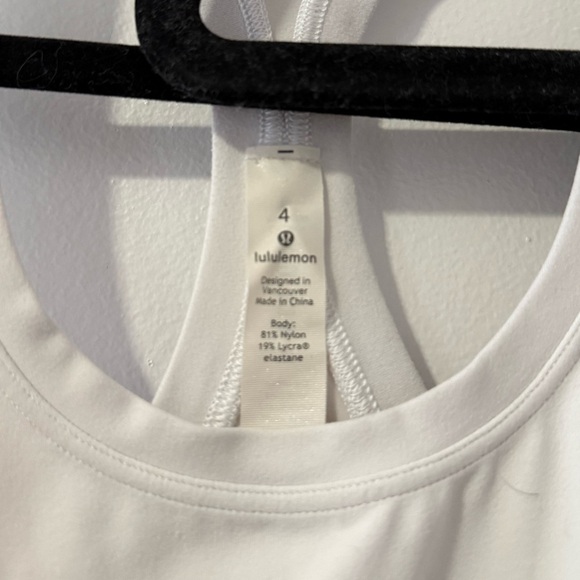 BUNDLE 2 Lululemon Cool Racerback Short Tank Tops *Nulu - Camo/White - Picture 2 of 6